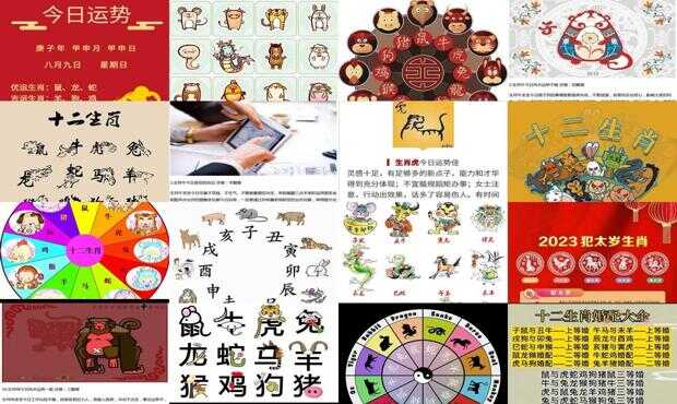 十二生肖与福彩3D图库，传统文化中的现代幸运符